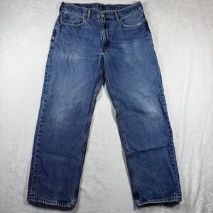 Levis 550 Jeans Mens 36x30 Blue Denim Relaxed Fit Distressed‎ Denim